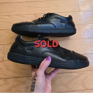 Lems | Nine2Five monochrome black leather minimalist shoes | MENS 10.5